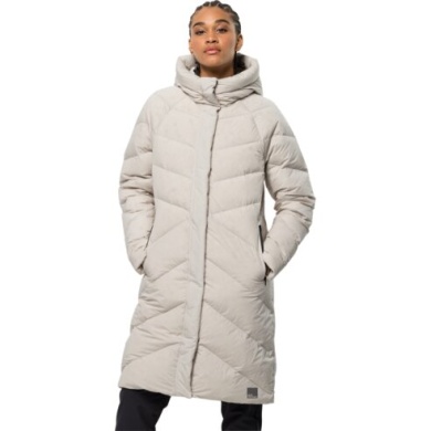 Jack Wolfskin Marienplatz Winter Coat (windproof, very water-repellent) pearl white Women